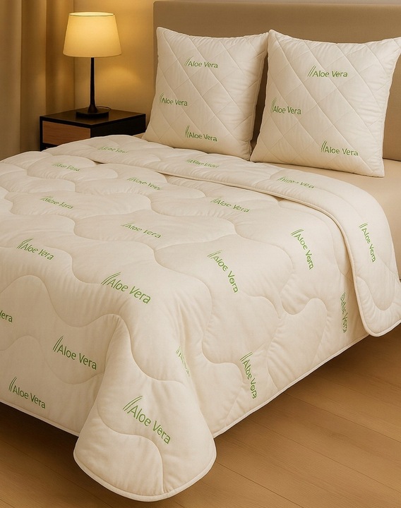 Kołdra Aloe Vera — zbliżenie i detale